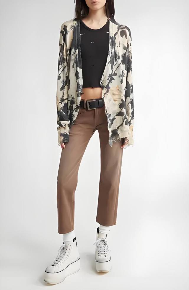 25pf Early Autumn R13 Ultra-thin Wool Cardigan Sml : Color