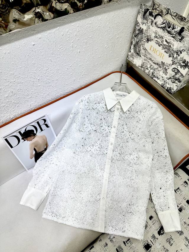 dior 2025 spring and summer new lace jacket fashionable and elegant temperament