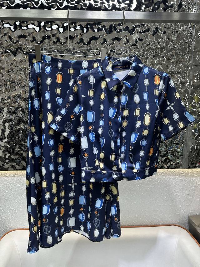 louis Vuitton*2025 new style suit pattern printing fabric design fashionable atm