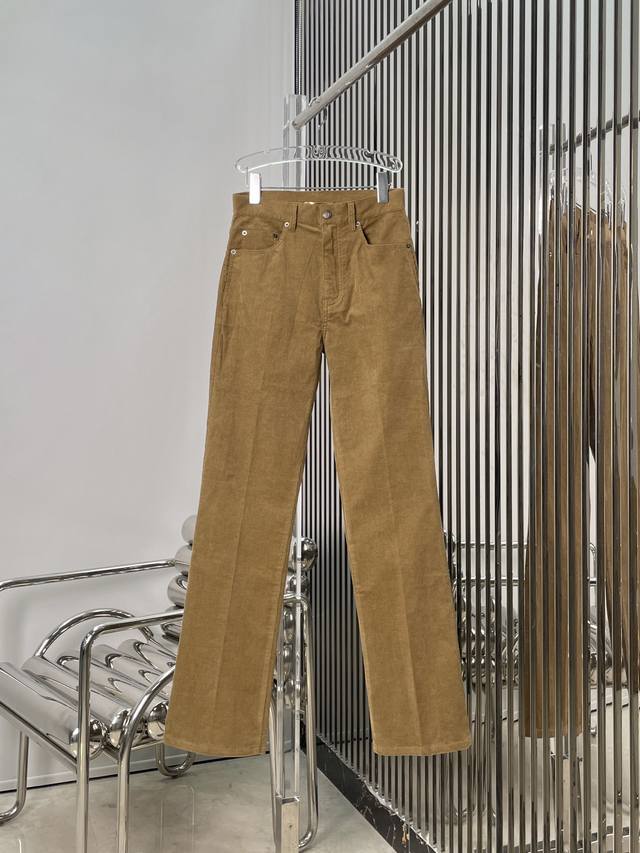 Actual photos! Latest Sl New corduroy casual pants size: Sml
