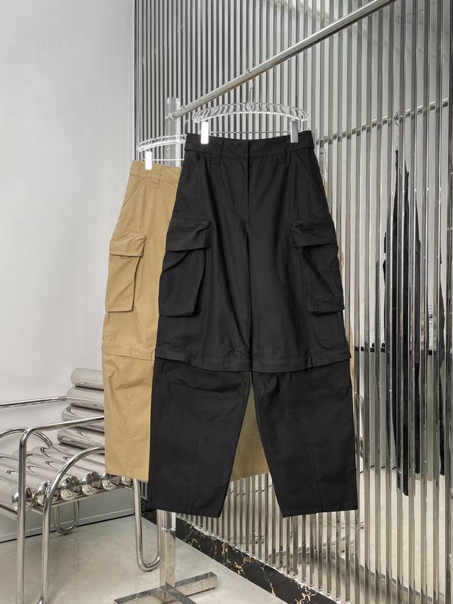 Actual photos! Latest Aw 25New detachable trouser legs heavy duty overalls Colo
