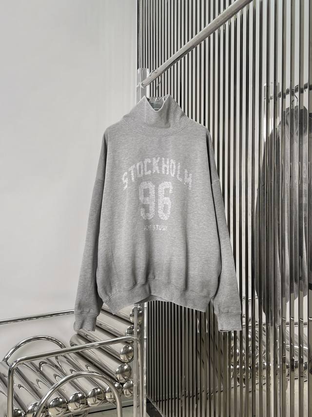 Actual photos! The latest Acne 25New washed distressed print pile collar loose