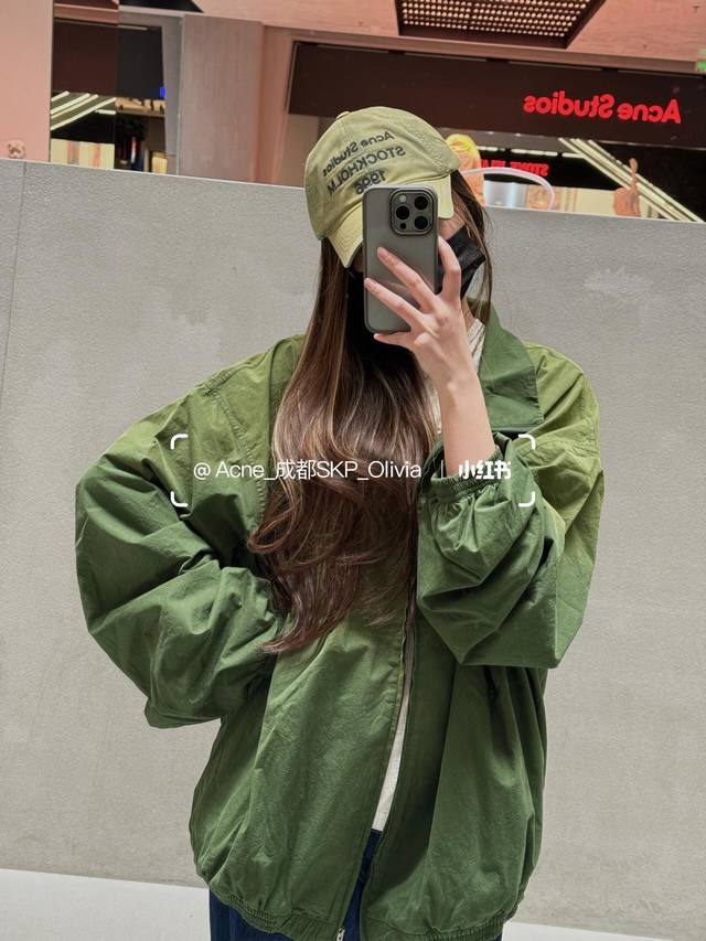 Acne Studi*S 25Fw New Early Autumn 1996 Logo Loose Casual Zipper Jacket | Exclus
