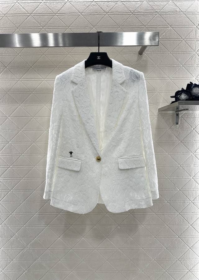 Dio* 2025 New Arrivals Embroidered Lapel Suit Jacket Custom Yb Imported Embroide