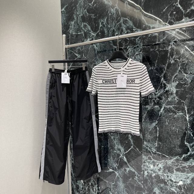 Trousers D's 2025 summer new workwear-style webbing casual pants with side stri