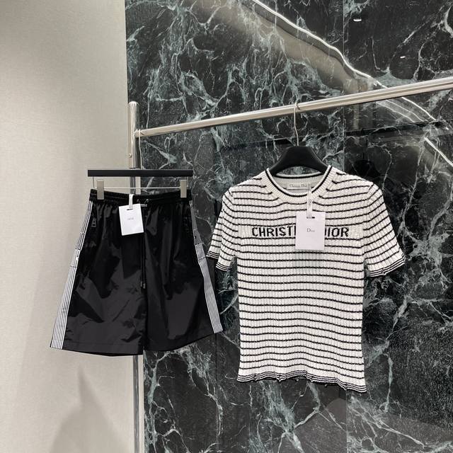 Shorts D's 2025 summer new workwear casual shorts with side stripes. All-match