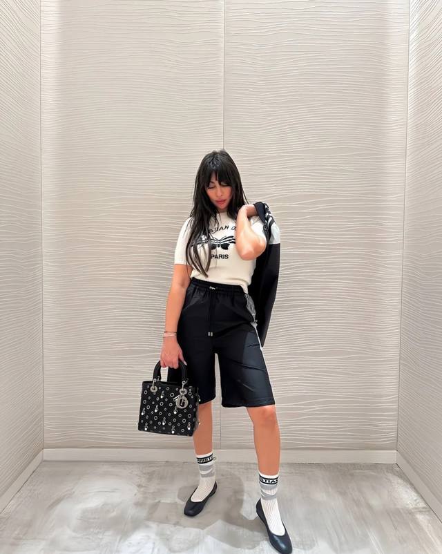 Shorts D's 2025 summer new workwear casual shorts with side stripes. All-match