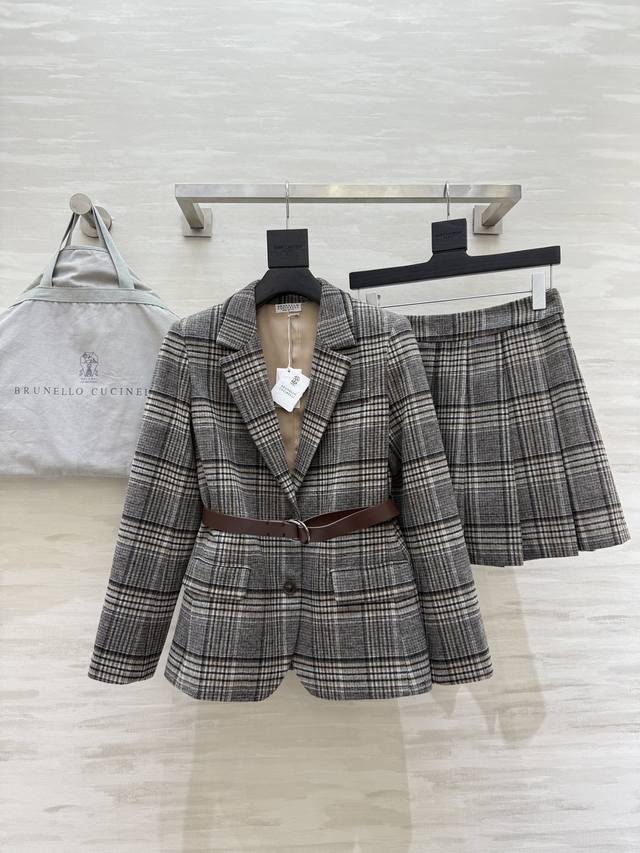 Bc2 Autumn and Winter New Scottish Plaid Wool Suit Series High Quality Customize