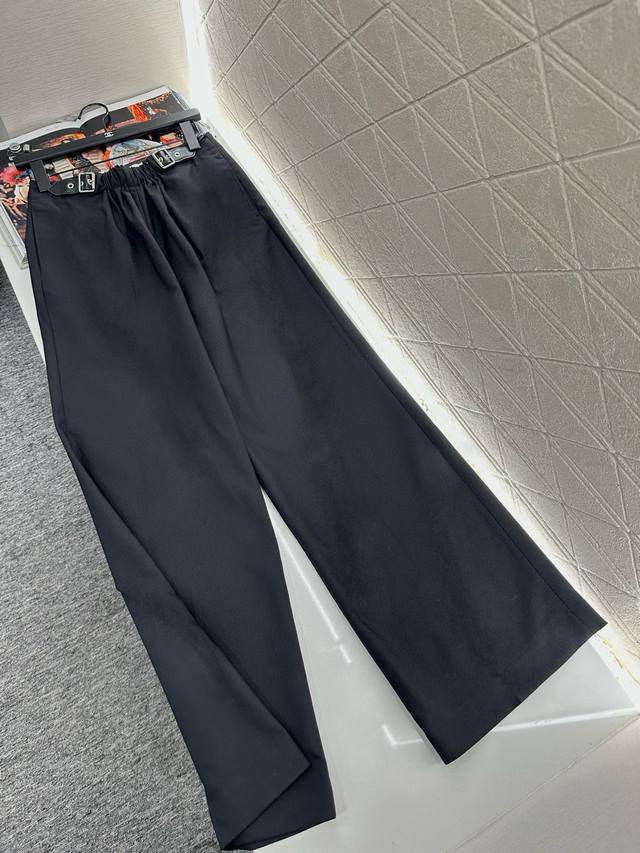 Loew* 2025 New Arrivals: Stretch Pleated Blazer and Midi Pants Set. Custom-made