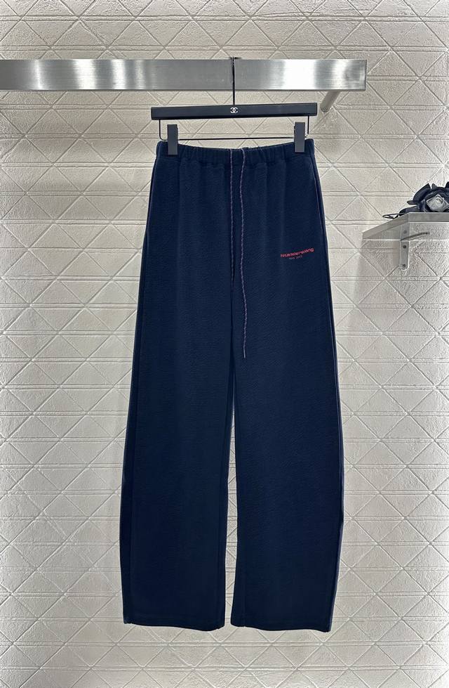 Alexander Wan* 2025 New Arrivals High-Waisted Drawstring Wide-Leg Scimitar Trous