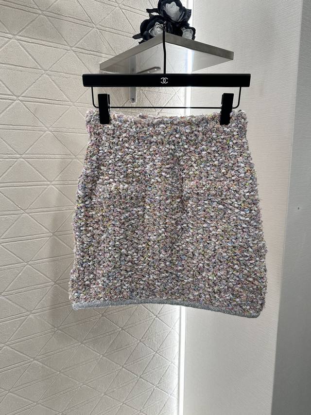 Chane* 2025 New Arrivals Knitted Dress Cardigan Short Skirt Set Custom Yb Cotton