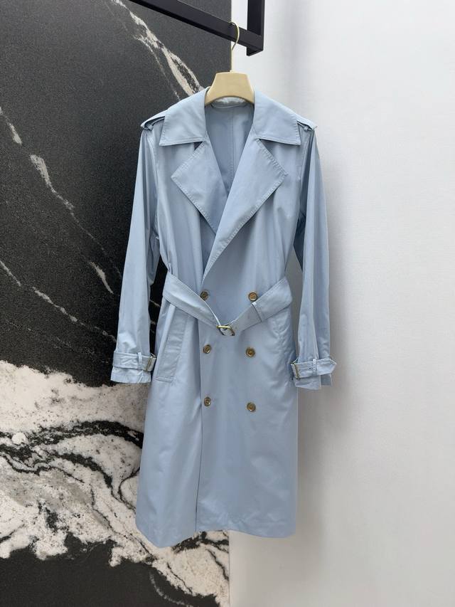 Bur 25Ss's new fall/winter collection is a stunning long trench coat in a haze b