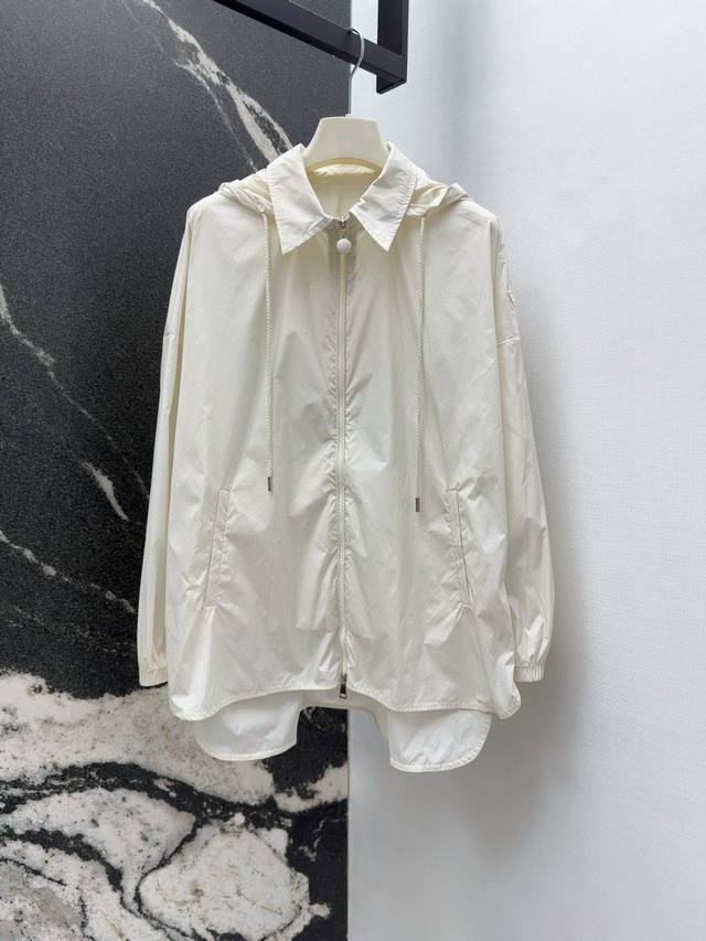 Mc 25Ss Early Fall new arrival, short front, long back zippered hooded lightweig