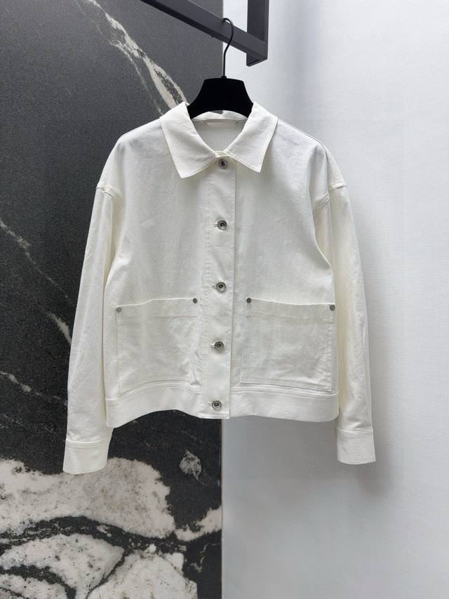 Bc 25Ss Early Autumn New Arrival: Old Money Style Casual Double Pocket Linen Lap