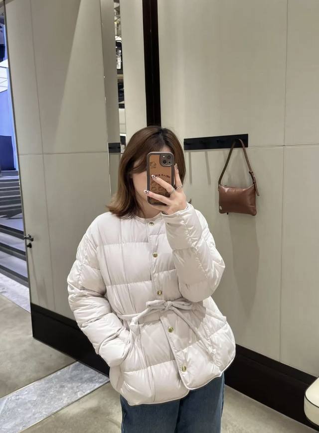 Moncler 25 early autumn new diamond-patterned cotton-padded jacket, round neck,
