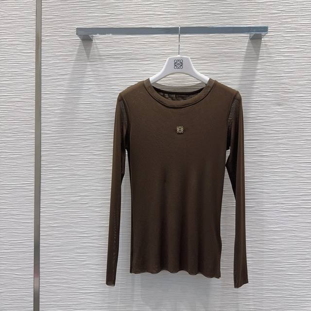 Loe W*E 2025Fw new mesh base shirt is luxurious, soft, stretchy, and comfortable