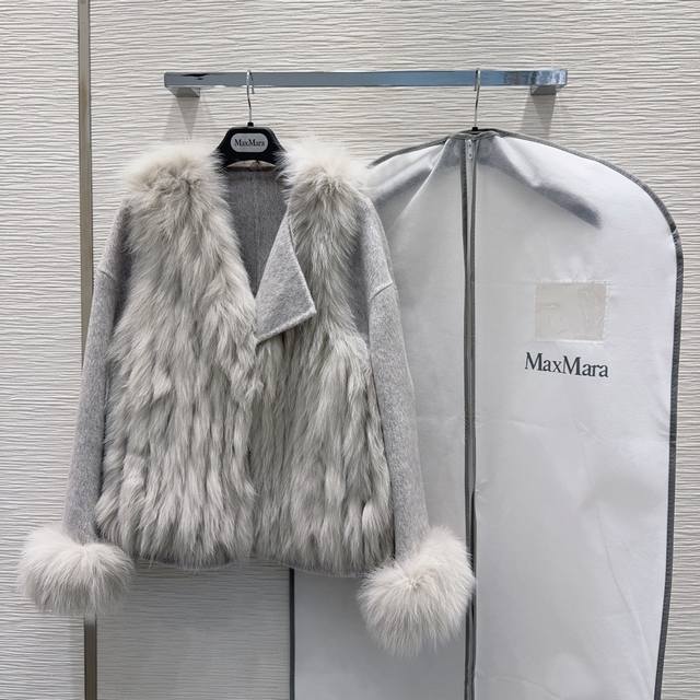 Original quality channel hot goods Max Mar*A double-faced cashmere coat for hig