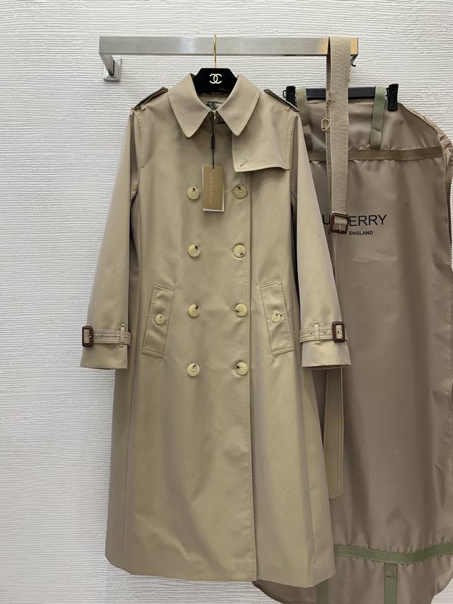 Short and long Burberr* new high-end custom waterproof fabric, stylish and hands