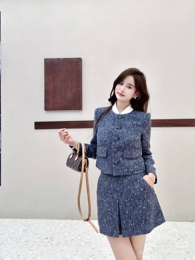 Jacket Self-portrai* New Sp home high-end custom silver silk blend temperament