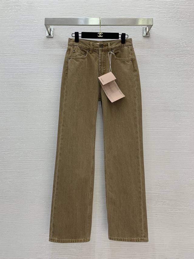 Miumi*Miumi's new high-end custom washed denim cotton fabric uses original lette