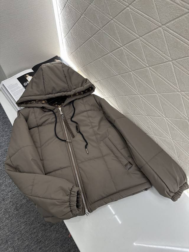 Louis Vuitto*2025 New Arrivals Hooded Down Jacket Custom Yb windproof and waterp