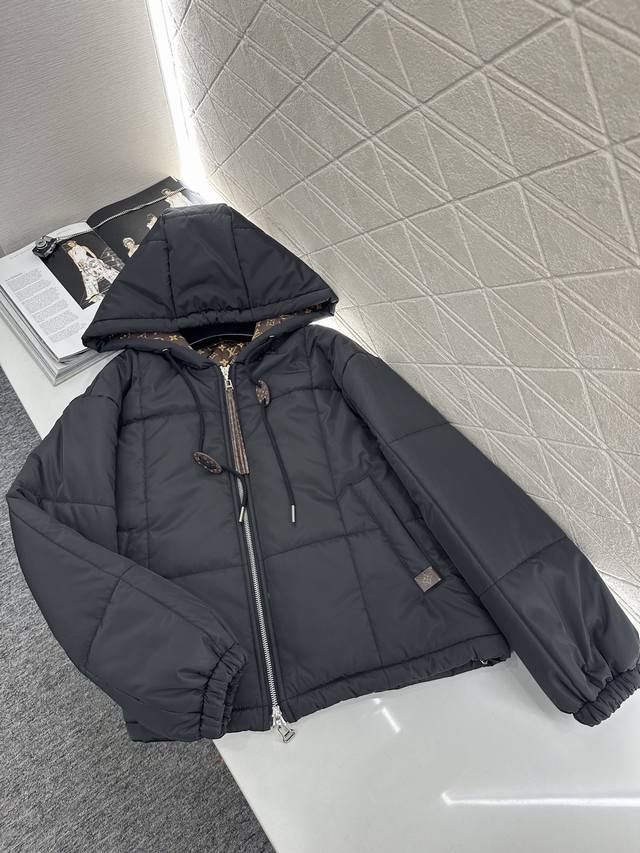 Louis Vuitto*2025 New Arrivals Hooded Down Jacket Custom Yb windproof and waterp