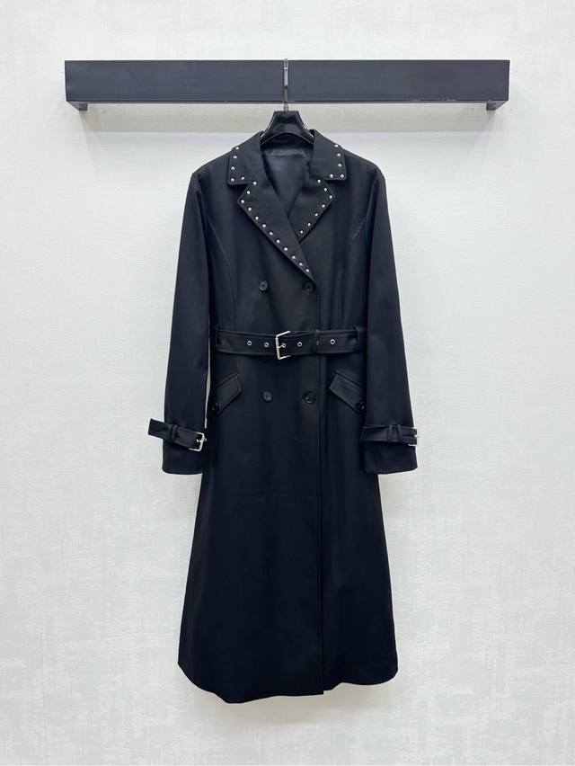 Dio*2025 New Arrival: Custom-Made YB Imported Twill Cotton Trench Coat with Hand