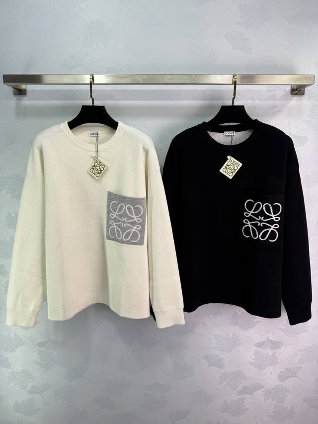 Loew*'s new fall/winter 2025 loose-fitting totem knit top is custom-woven from Y