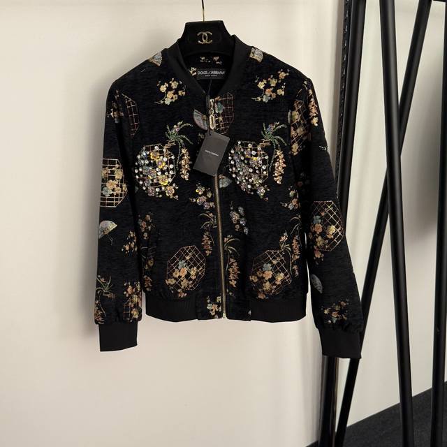 Style No. 20255921 Dg* New Heavy-Duty Sequin Beaded Diamond Pineapple Pattern L