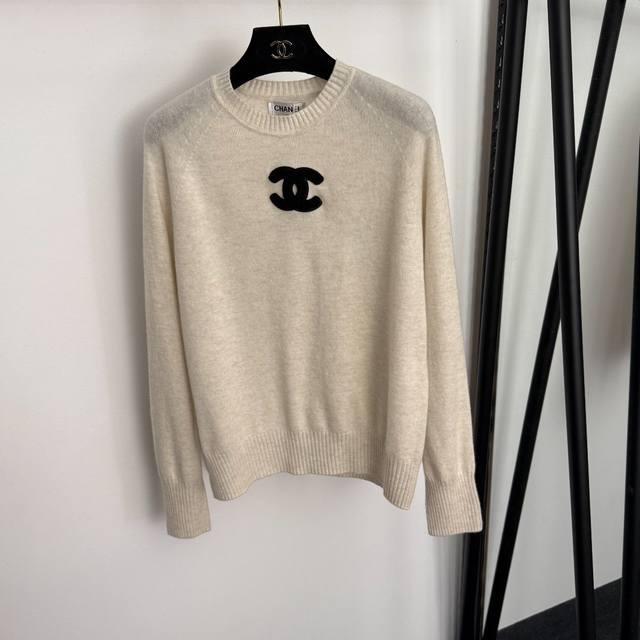 Style No. 20255872 Chane* new Chanel logo patch pullover long-sleeved sweater t
