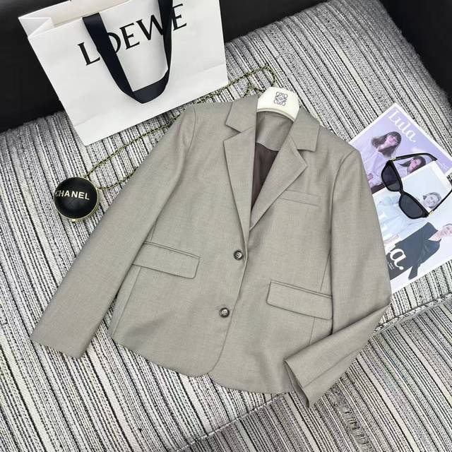 Highly recommend the 25th year early autumn series Loe* new style lapel suit jac