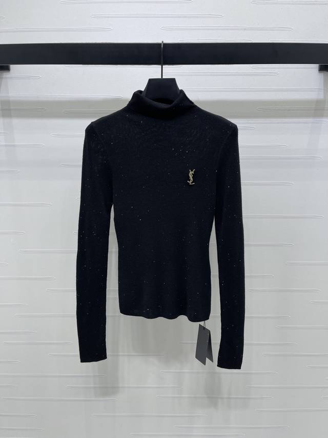 New, original, high-quality Ysl* 2025 Early Fall collection! Turtleneck knit to