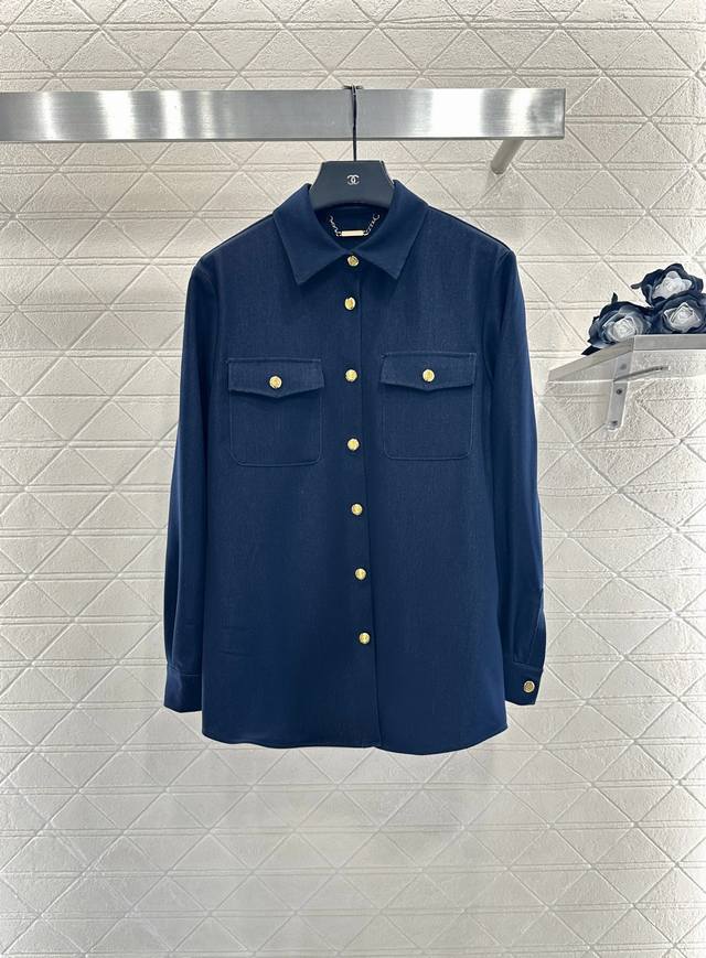 Fend*2025 New Arrivals Denim Shirt Silk Scarf Trousers Set Custom Yb imported ra