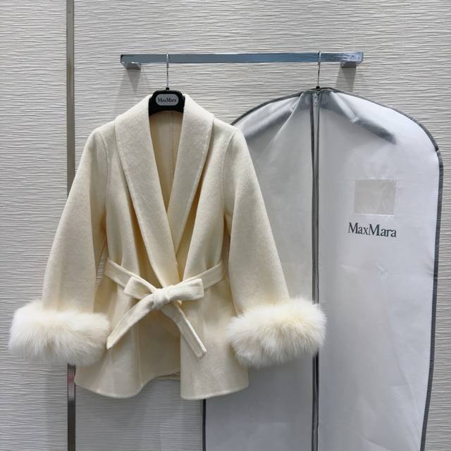 Original quality channel hot goods Max Mar*A double-faced cashmere coat for hig