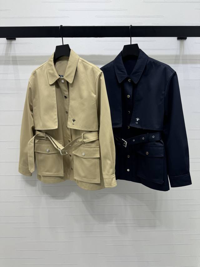 New, original, high-quality Dio* 2025 Early Fall Collection! Lapel-belted trenc