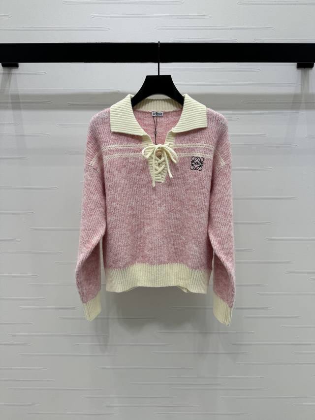 New, original, high-quality Loew* 2025 Early Fall collection! Lapel knitted lon