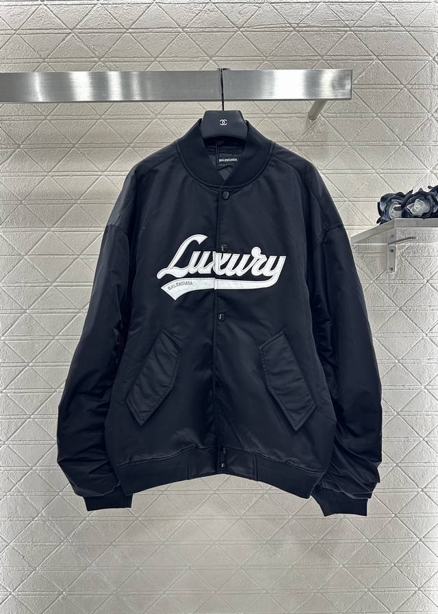 Balenciag*2025 New Arrivals Logo Quilted Jacket Custom Yb imported windproof and
