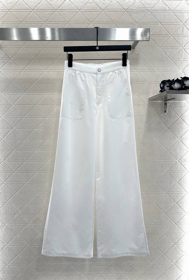 Chane*2025 New Arrivals Round Neck Pocket Jacket and Pants Set Custom Yb twill c