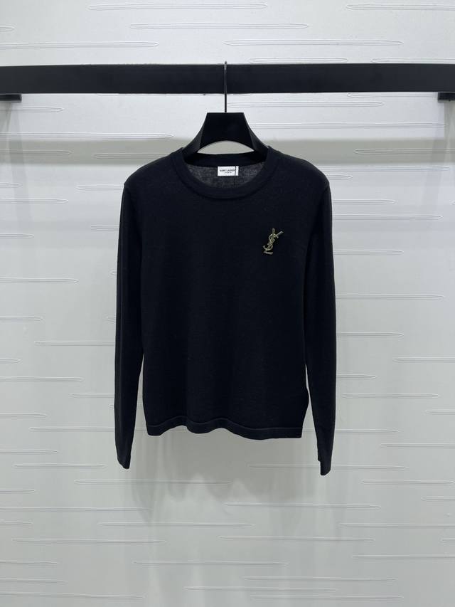 New, original, high-quality Ysl* 2025 Early Fall collection! Crew-neck knitted