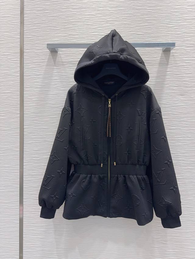 Louis Vuitt*On 2025Fw new waisted hooded sweatshirt jacket. There's no reason to