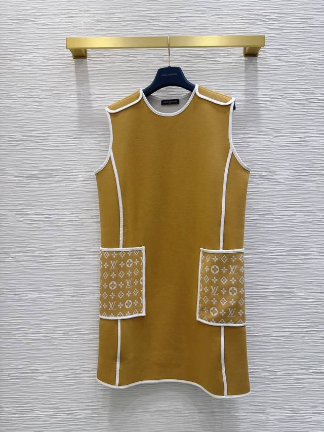 Louis Vuitto*2025Fw latest fashion vest dress, classic and stylish, with a natur