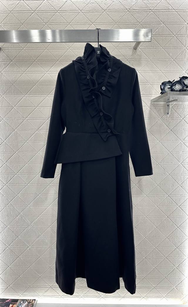 Dio*2025 New Arrivals Detachable Pleated Lace Dress Custom Yb imitation wool mat