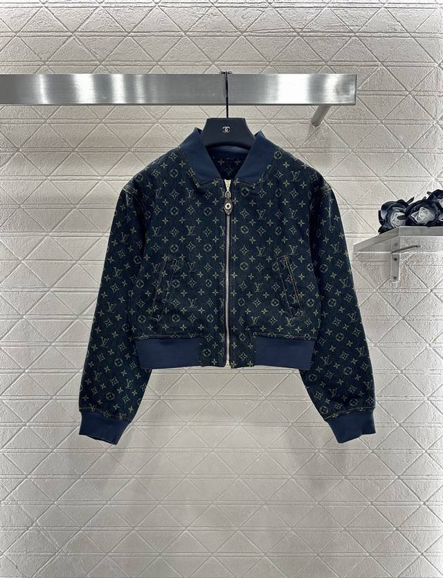 Louis Vuitto*2025 New Arrivals Denim Jacket and Pants Set Custom Yb twill cotton