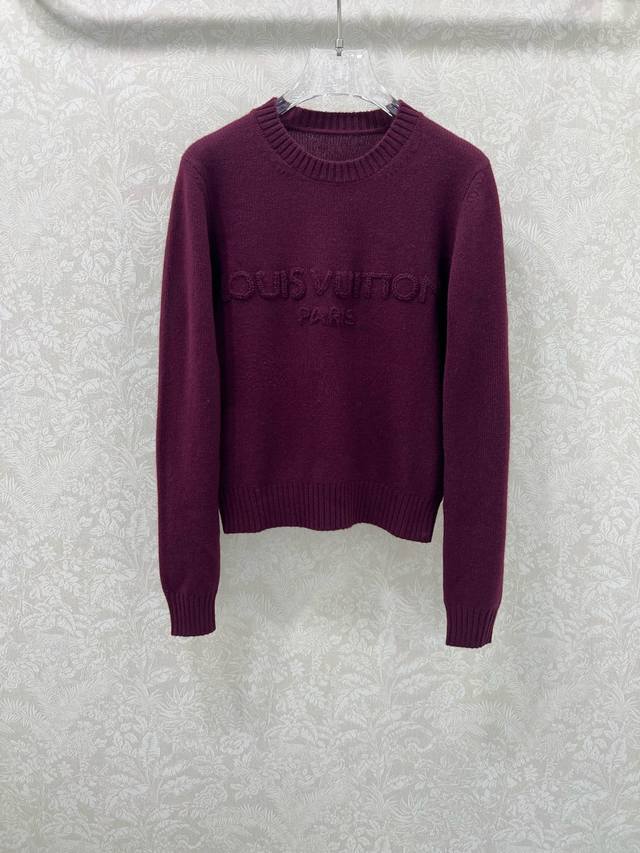 Louis Vuitt*N25 new cashmere pullover sweater, high-end version. Made of 100% ca