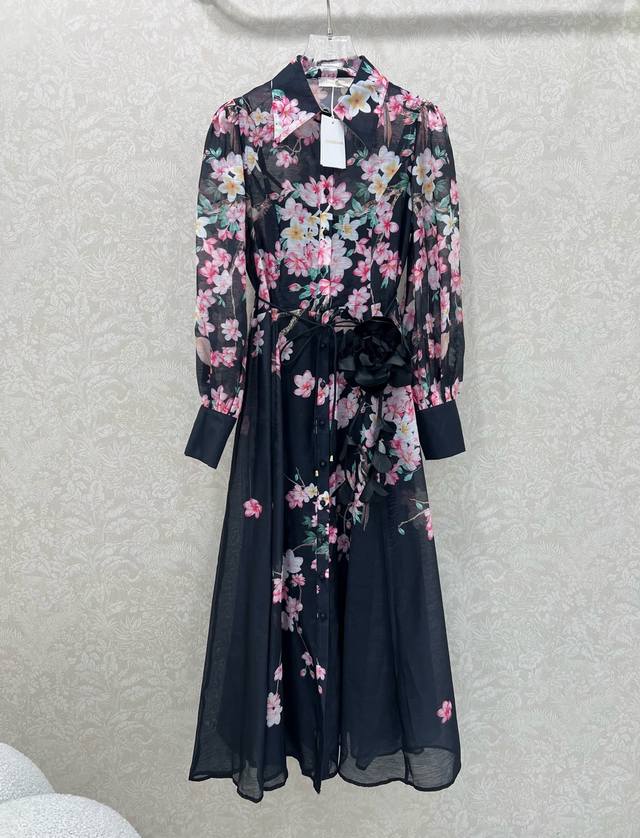 Zimmerman* Zimmerman's new plum blossom flower print dress for the 2025 season.