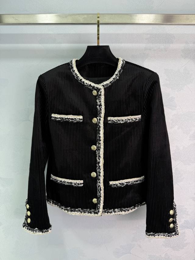 Ch*25 New fall corduroy jacket, the same French Chanel-inspired jacket as Jennie