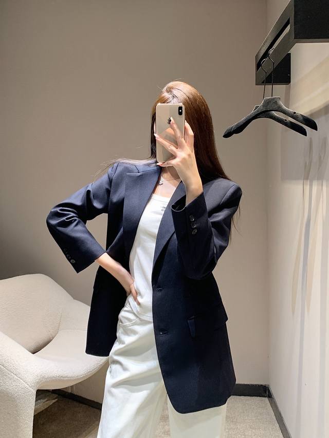 prad* 25Fw Early Fall new triangle logo blazer | Exclusive Yb development! High-