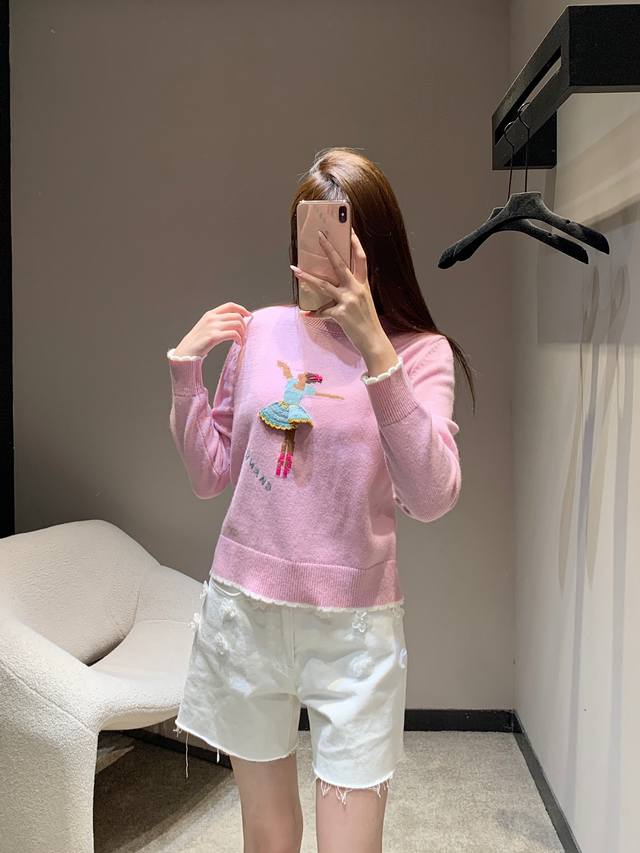 Chan*L 25B High-End Handcrafted Collection's new Ballerina jacquard knit sweater