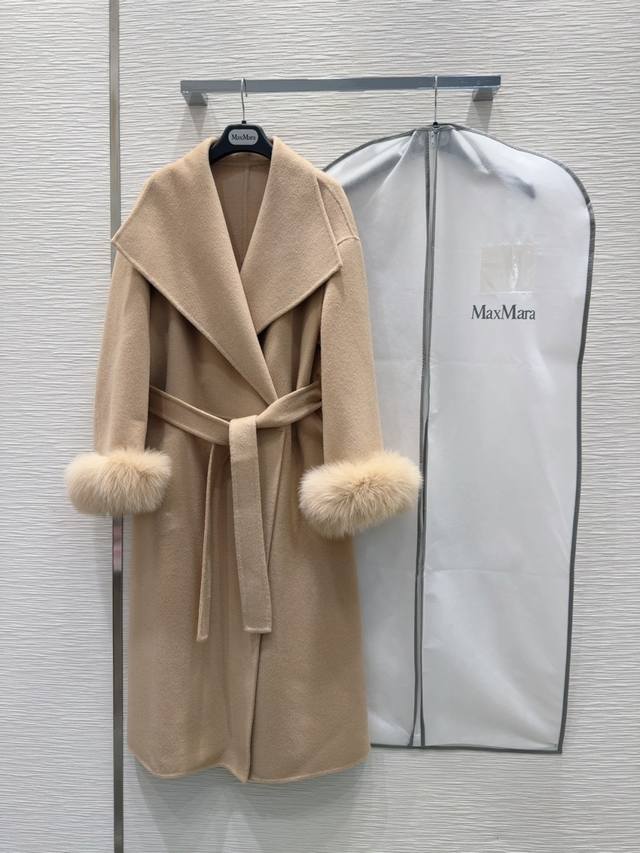 Original quality channel best seller Max Mar*A double-faced cashmere coat for h