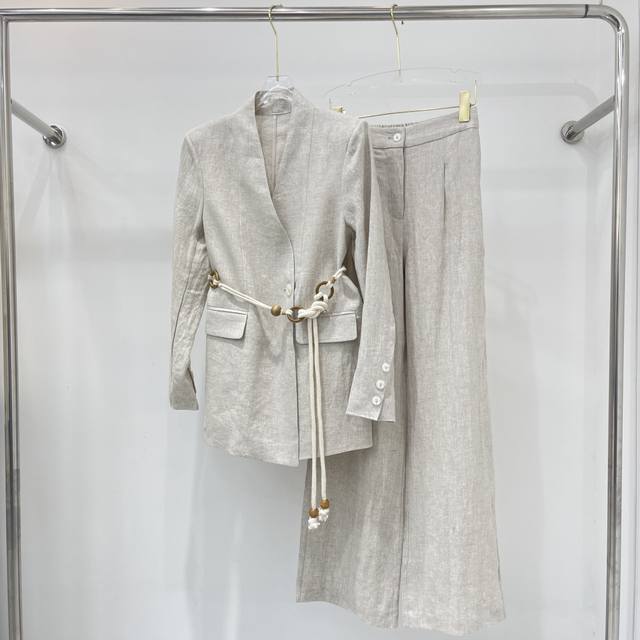 New fashion linen suit, high quality and reliable, classic, simple and fashiona
